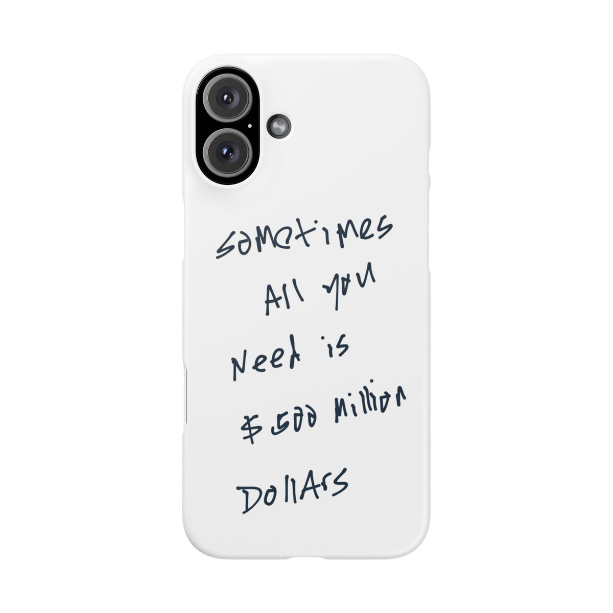 Sometimes All You Need Is $500 Million Dollars – iPhone 16 Plus