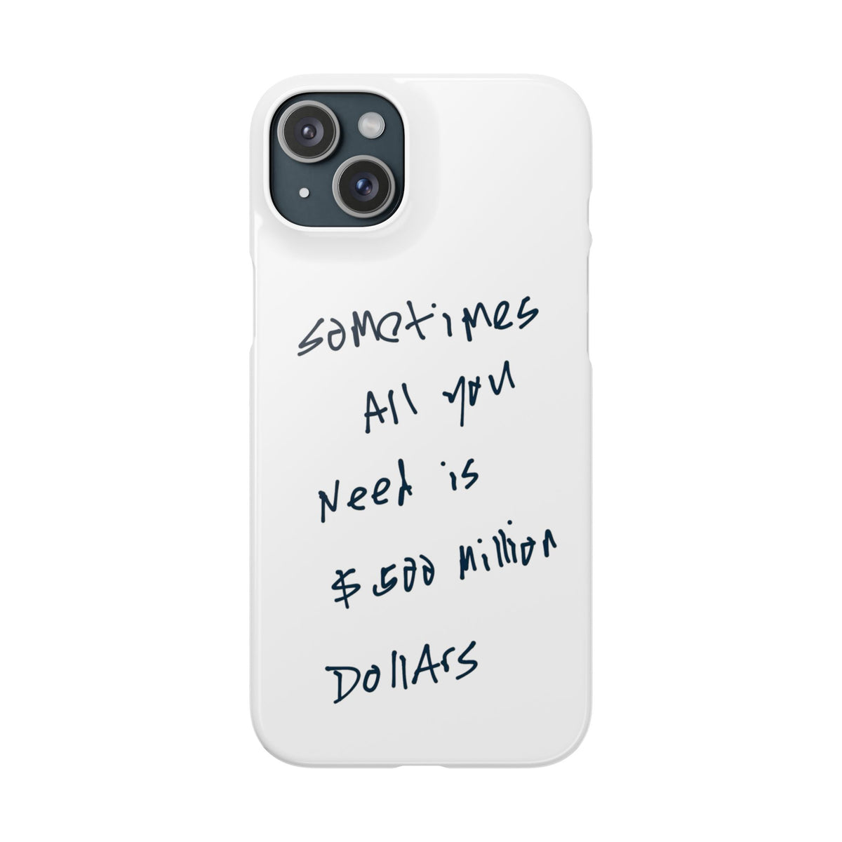 Sometimes All You Need Is $500 Million Dollars – iPhone 15 Plus